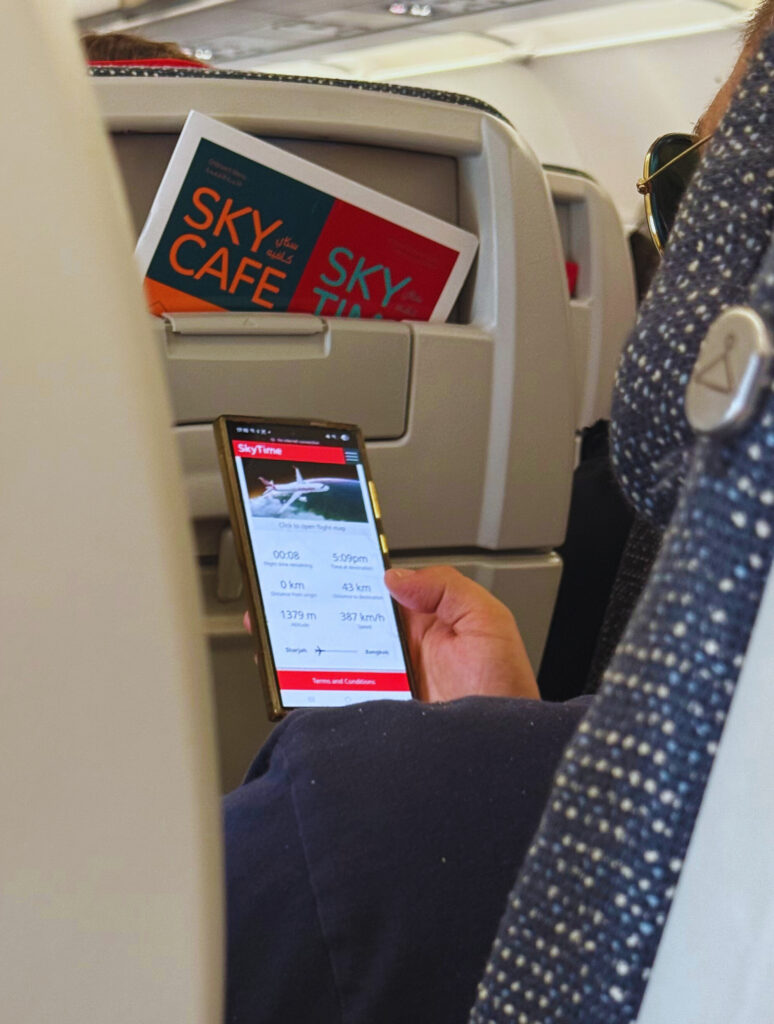 air arabia on flight entertainment