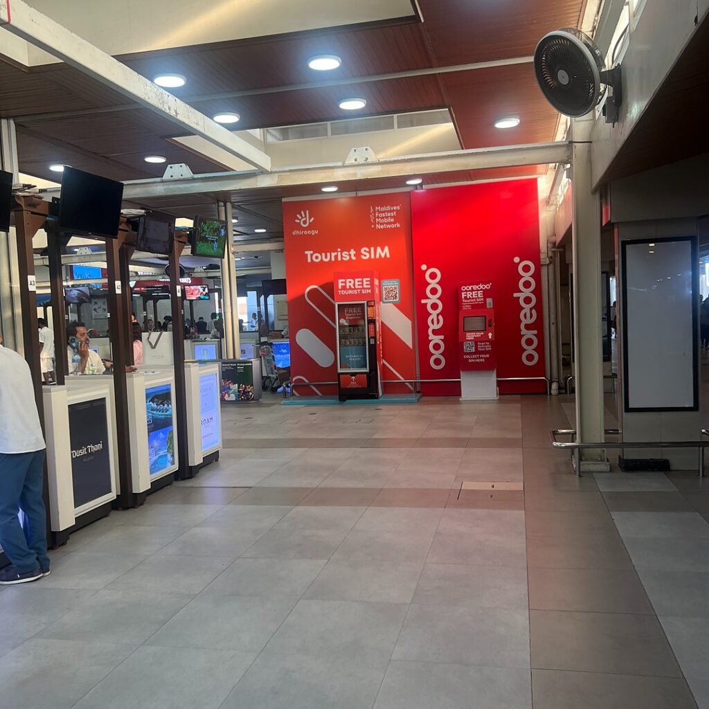 maldives sim card velana airport