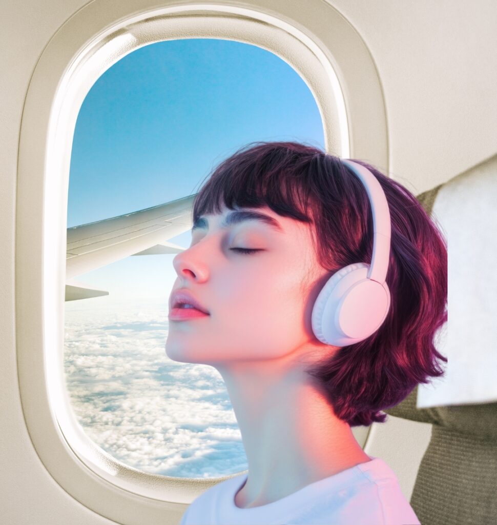 headphones screaming baby