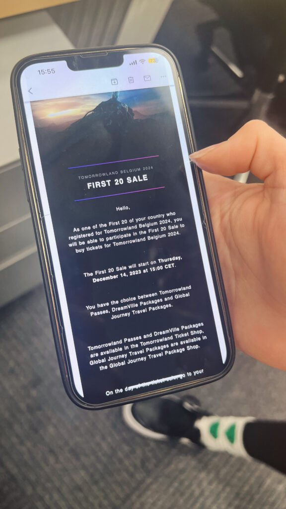 tomorrowland tickets top 20 countries email